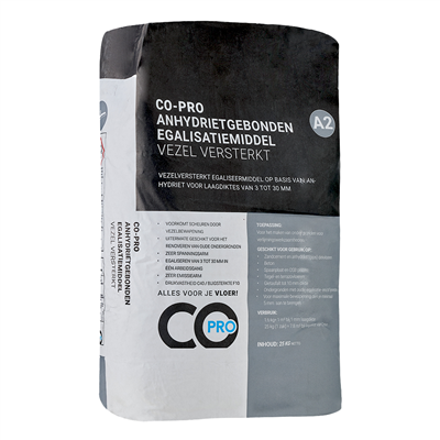 Co-pro Anhydrietgebonden Egalisatiemiddel A2 Vezel Versterkt