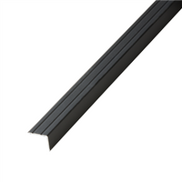 Co-pro Hoekprofiel zelfklevend 20mm antraciet/zwart