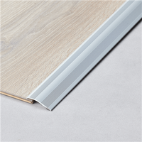 Co-pro overgangsprofiel zelfklevend 4 tot 18mm zilver