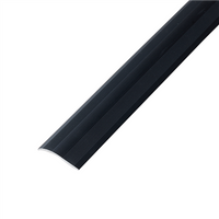 Co-pro overgangsprofiel zelfklevend 4 tot 18mm antraciet/zwart