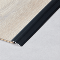 Co-pro overgangsprofiel zelfklevend 4 tot 18mm antraciet/zwart