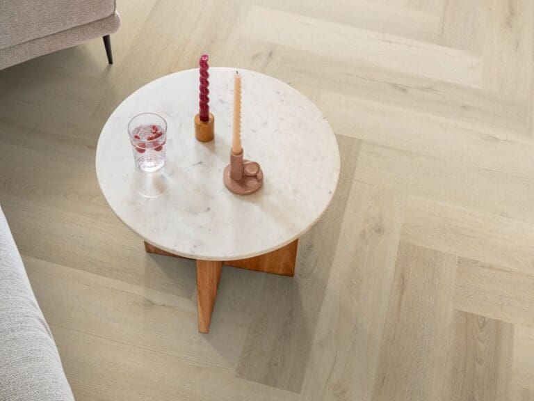 ambiant  Spigato xl Valento visgraat,click Warm beige - freelance groothandel