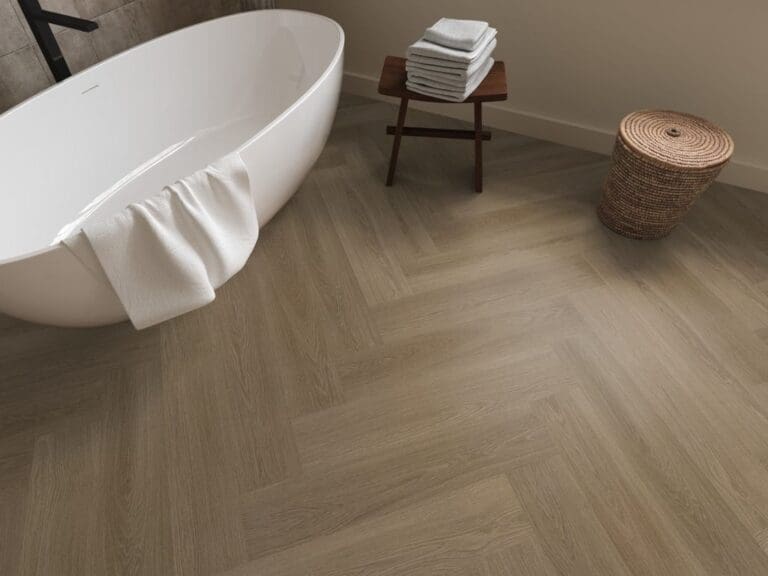 ambiant Spigato xl Soleno visgraat, click Dark oak - freelance groothandel