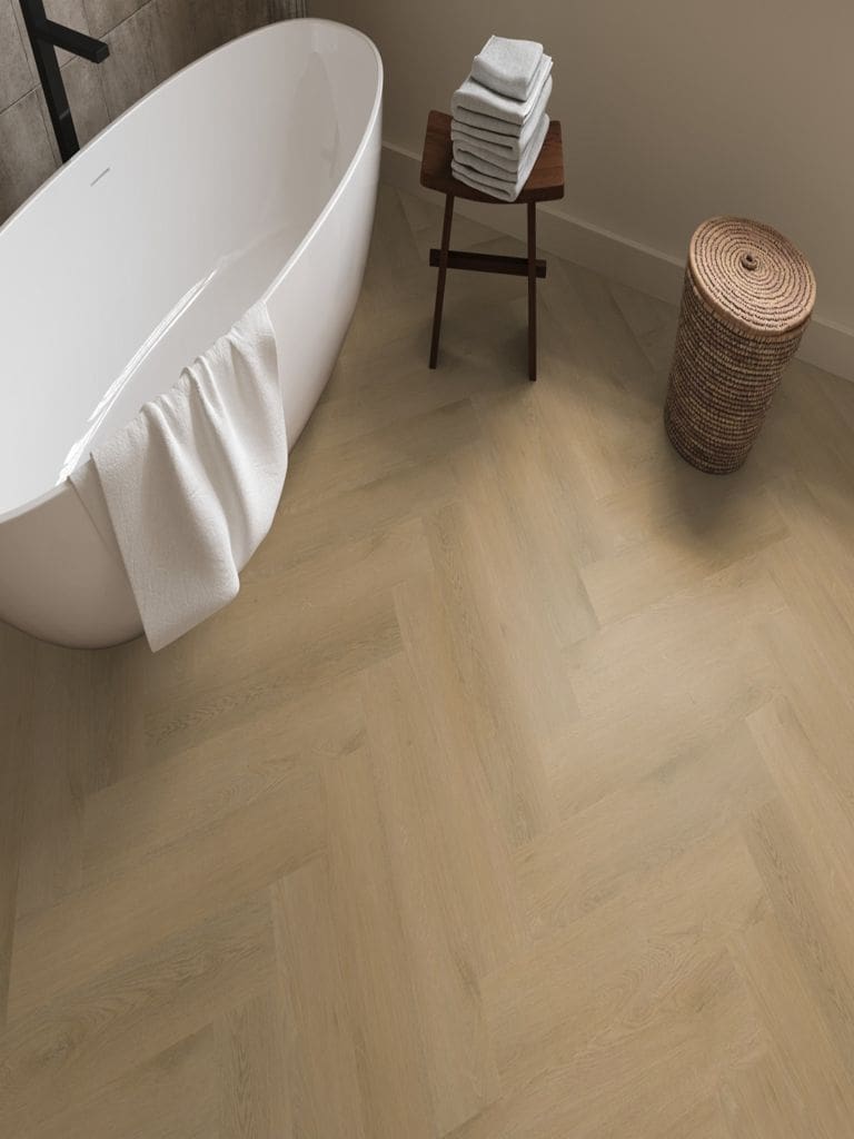 ambiant Spigato Navaro visgraat dryback light oak - freelance groothandel