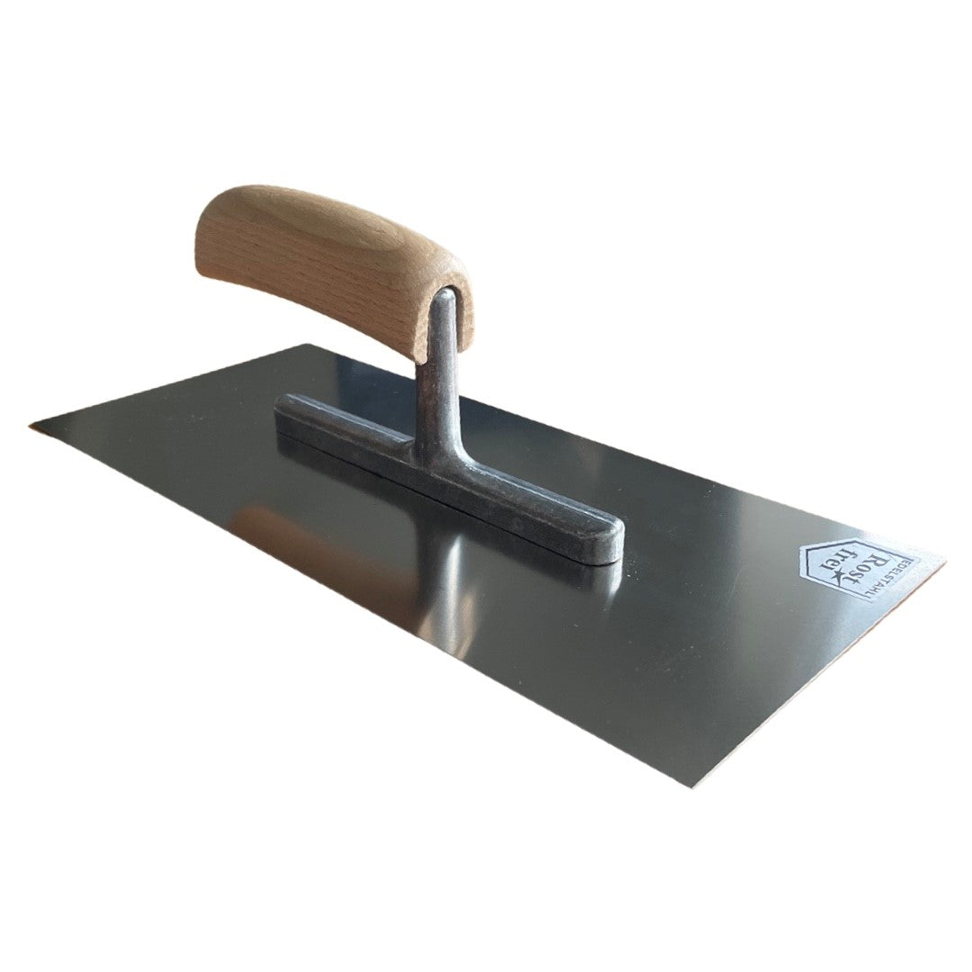 Pleisterspaan RVS houten handvat