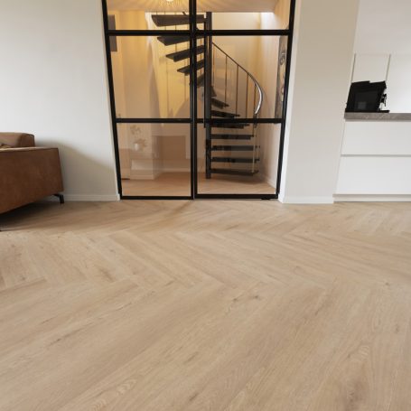 Floer Walvisgraat PVC – Gaia Grijsbeige - freelance groothandel