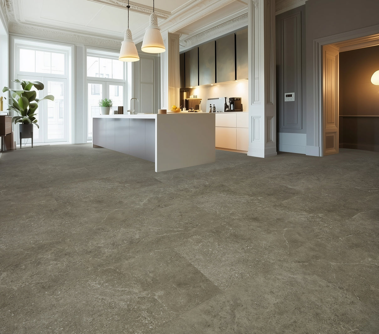 Gelasta Fusion 2701 (rigid click) Carrara Warm Grey-freelance groothandel