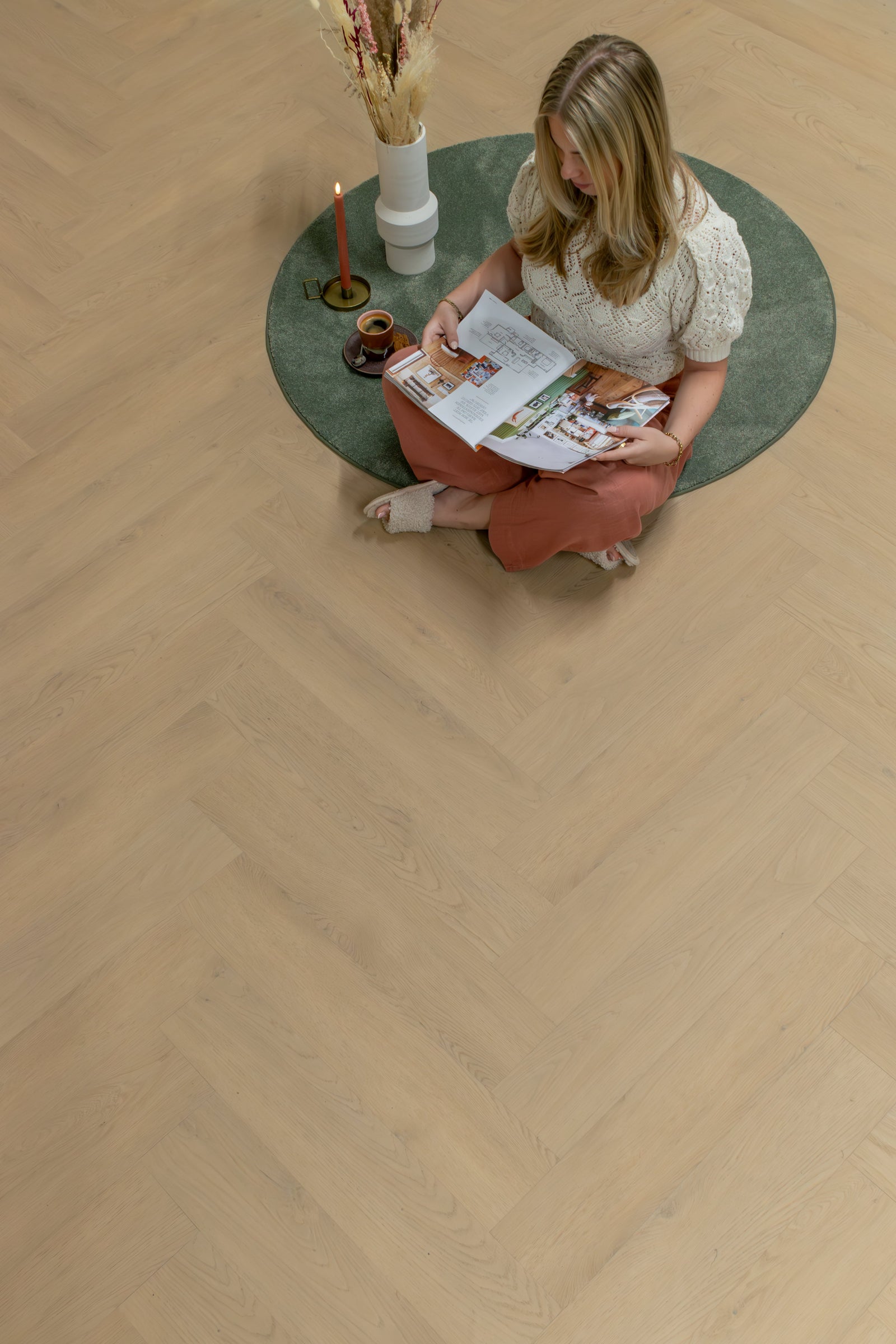 Gelasta Mystiq Visgraat 2902 (rigid click) Naturel Light